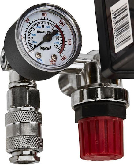 Compressor Pressure Switch Quick Connectors Gauges Kraft&dele Kd11270 230 V 8 Bar