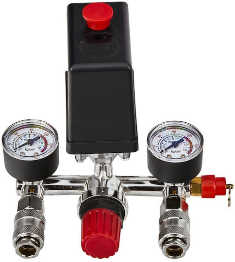 Compressor Pressure Switch Quick Connectors Pressure Gauges Kraft&dele Kd2176 230 V 8 Bar Pressure Adjustment