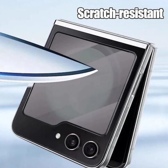 2.5D 0.3mm Voll Leim Gehärtetes Glas Schwarz Für Galaxy Z Flip5