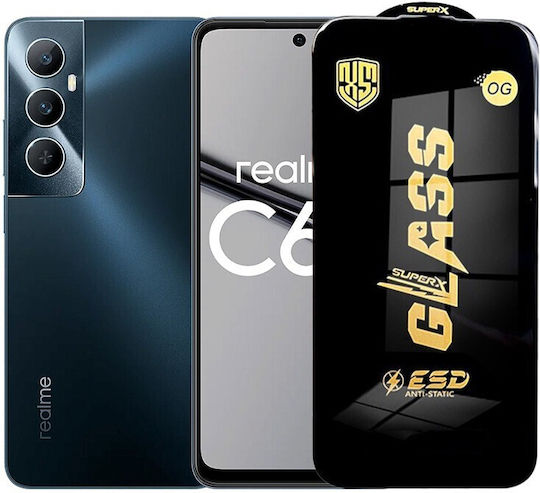 0.35mm Screen Protector Μαύρο (Realme C65)