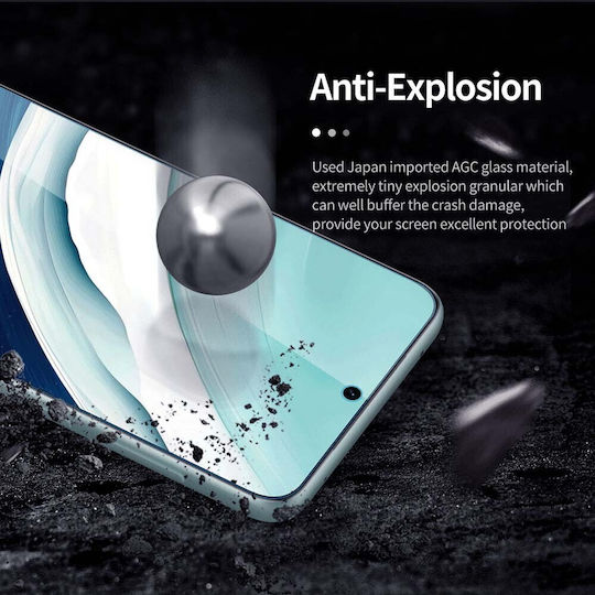 2.5D 0.3mm Full Glue Tempered Glass Μαύρο (Huawei Mate 50 Pro)
