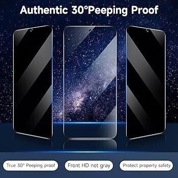 2.5D 0.3mm Privacy Tempered Glass Negru (Galaxy S23 FE)