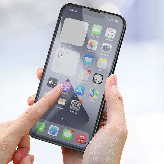 Force Glass Ултра Издръжливо 3D Закалено Стъкло Iphone 17e Повдигнати Ръбове Прозрачен Черен