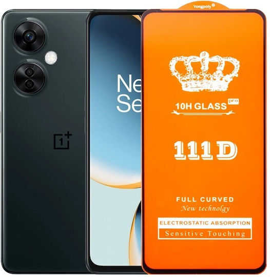 0,3mm Gehärtetes Glas Schwarz (OnePlus Nord CE 3 Lite)