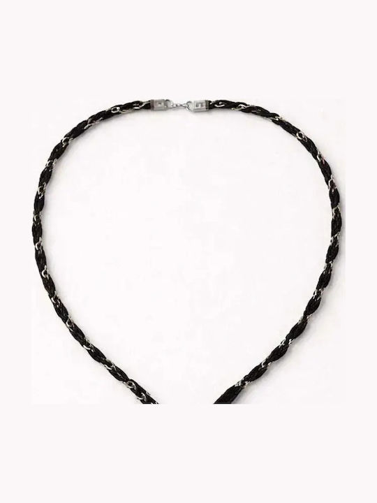 Bode Necklace With Heart Design In Silver