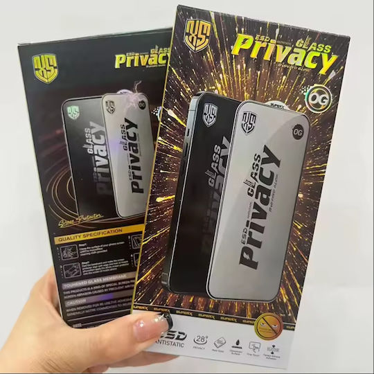 Folie Protectie Telefon 0.3mm Privacy Neagră (Xiaomi 13T Pro)