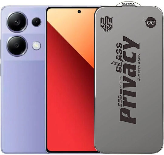 Folie Protectie Telefon 0.3mm Privacy Neagră (Xiaomi 13T Pro)