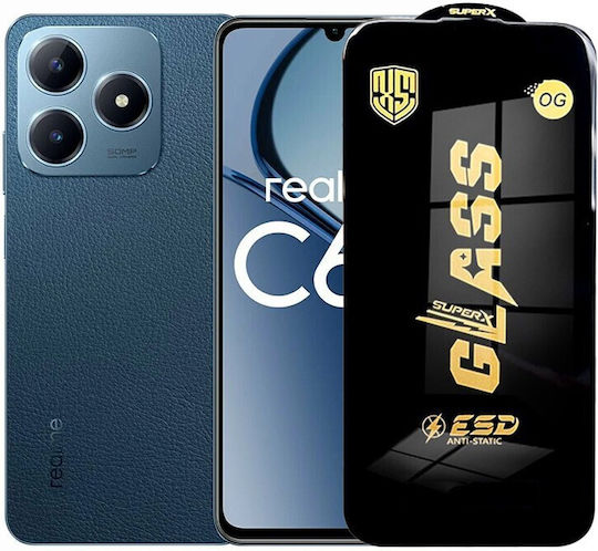 0.35mm Screen Protector Μαύρο (Realme C63)