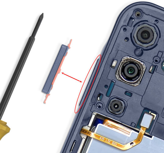 Clappio Бутони За Регулиране На Звук Galaxy A15 5g Тъмносин