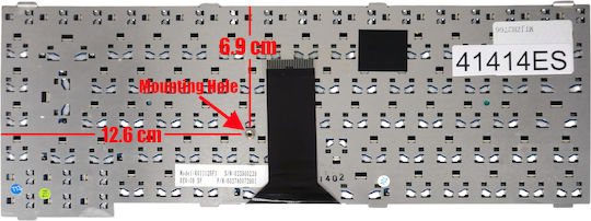 Spanish Laptop Keyboard for Toshiba Satellite M18 M19 M21 M31 Benq Joybook 5000 5100g 5100u K011126f1 6037a0073901 K011126m1 K011126e1 Es Black Code 41414es