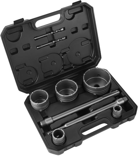 Kraft&dele Kd12640 Set Găuri Pentru Beton 30-100 Mm 9 Bucăți