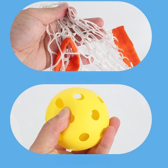 Joc Spikeball Flippy Pentru Copii Joc Pentru 2 Jucători Pentru Plajă Parcuri Spațiu Interior 2 Plase 2 Mingi Sensorial Prinderea Mingii 50x30 cm