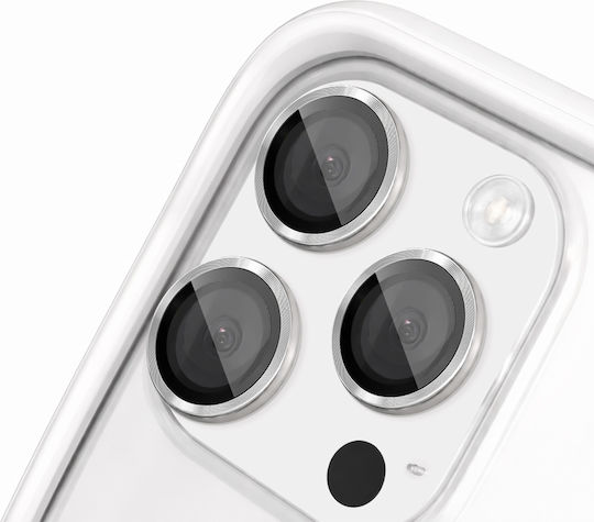 RhinoShield Kameraschutz Iphone 15 Pro 15 Pro Max Kratzfest Stoßfest Silber