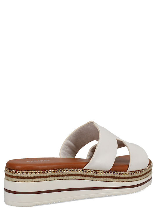 Дамски Сандали Flatforms Бели