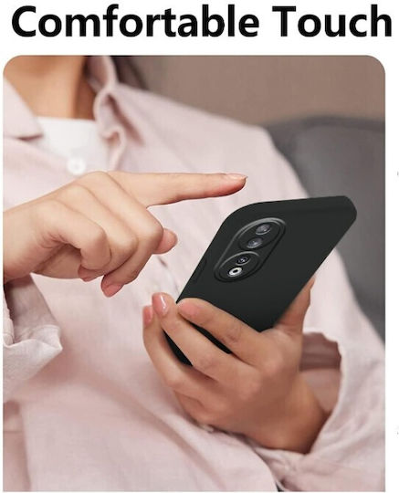 Back Cover Σιλικόνης / Πλαστικό Μαύρο (Realme X50Honor 90)