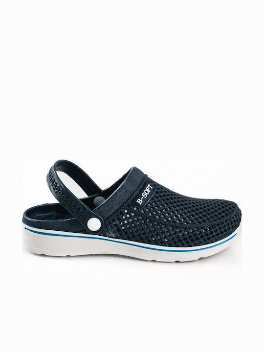 B-Soft Men's Clogs Blue 55/19163_MPLE