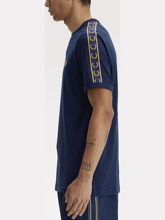 Fred Perry Tricou Ringer Albastru