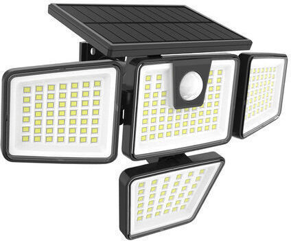 Modee Lighting Στεγανός Ηλιακός Προβολέας LED με Αισθητήρα Κίνησης IP44