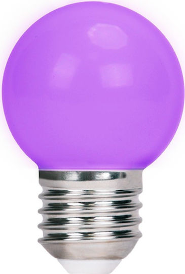 Forever Light LED Bulbs 2W For E27 Socket And G45 Shape Yellow 5 Pieces