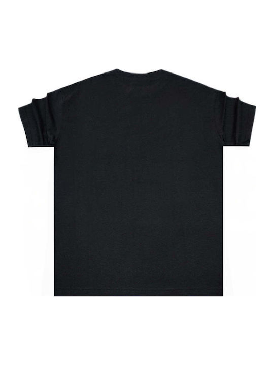 Short Sleeve Black Blouse