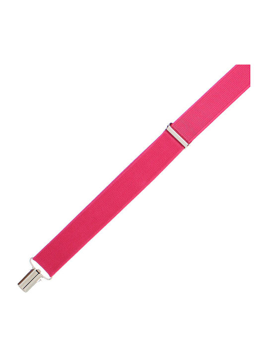 Breteli Slim Unisex ButicCochet Material Sintetic Catarame Metalice 25 Mm Fuchsia Br440