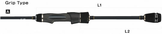 Tailwalk Ajist SSD 68 Fishing Rod for Light Rockfishing 2.03m 5gr