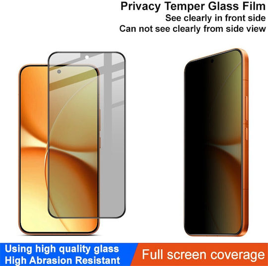 Imak Privacy Закалено Стъкло За Цялото Лице Черно (Poco X8 Pro Max)
