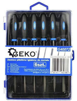 Set Fișiere Fine Pentru Metal Geko G40072 6 Bucăți