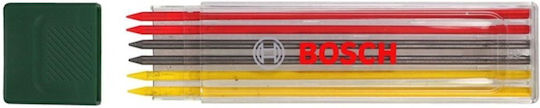 Multicolor Leads Bosch Construction Pencil 1600a032uv 6 Pieces