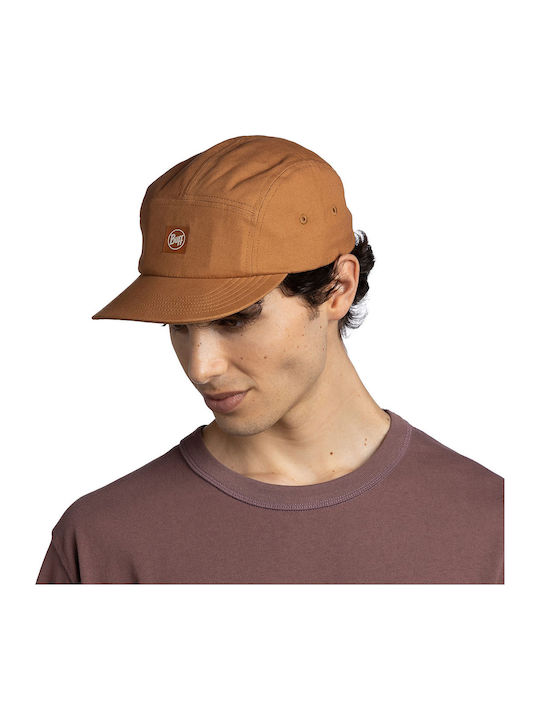 Buff 5 Panel Venture Cap Solid Camel