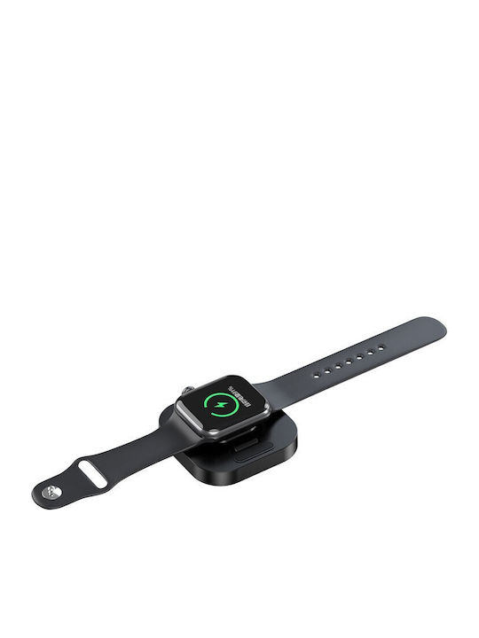 Încărcător Wireless Smart Iwatch Flippy Compatibil Apple Iwatch 1/9 Încărcător Magnetic Interfață Type-c 3w 7.5 X 7.5 X 1.2 Cm Pliabil Negru