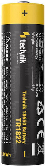 Technik Επαναφορτιζόμενη Μπαταρία 18650 2200mAh 3.7V