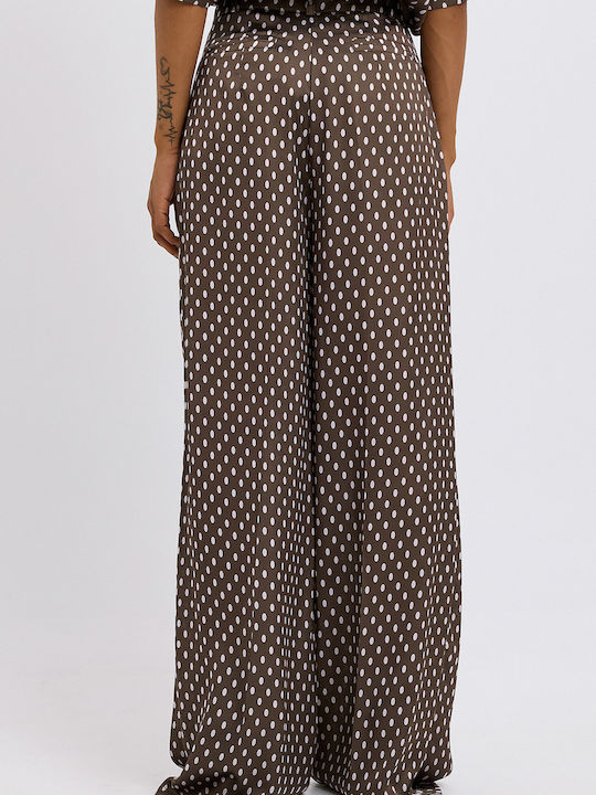 Women's Satin Pantaloons Brown