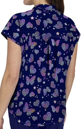 KOI USA Female Medical Blouse Multicolour