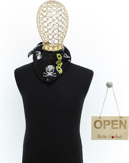 Cotton Bandana Size 55x55 Cm Buticcochet Black Es2667