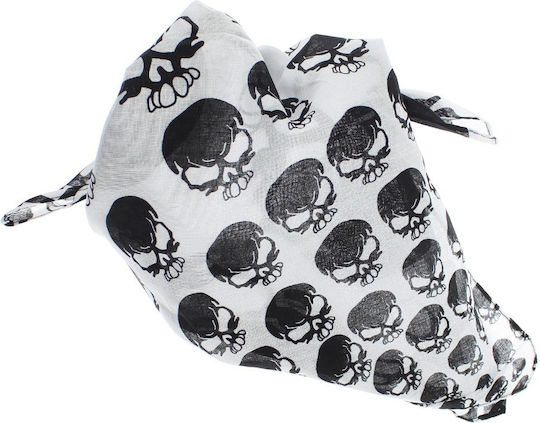 Cotton Bandana Size 55x55 Cm Buticcochet White Es2673