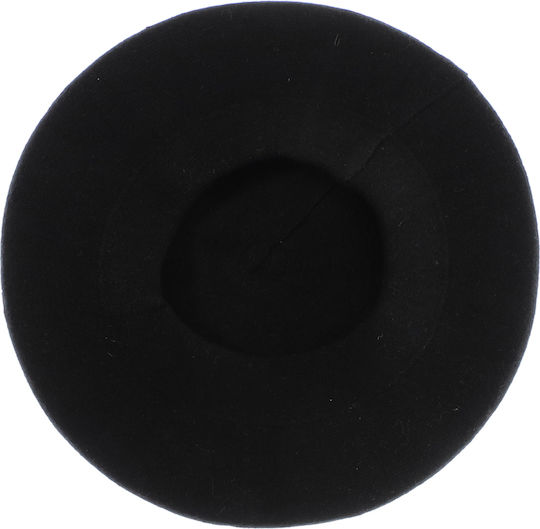 Women's Beret Buticcochet Made Acrylic Viscose Solid Color One Size Black Bsc754