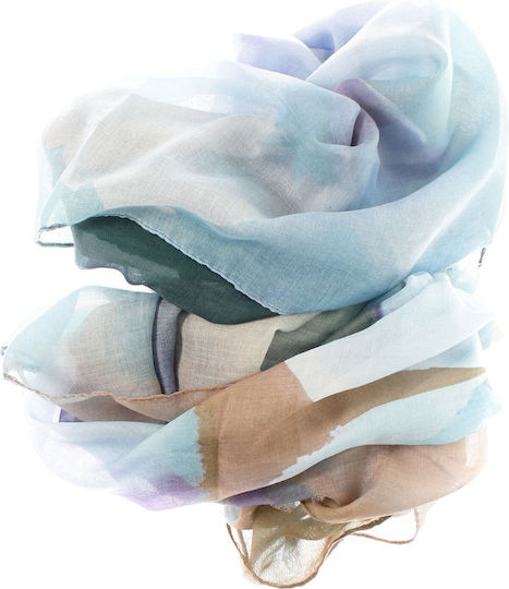 Fular Damă 30% Viscoză 70% Poliester ButicCochet 68x180 Cm Multicolor Es3338