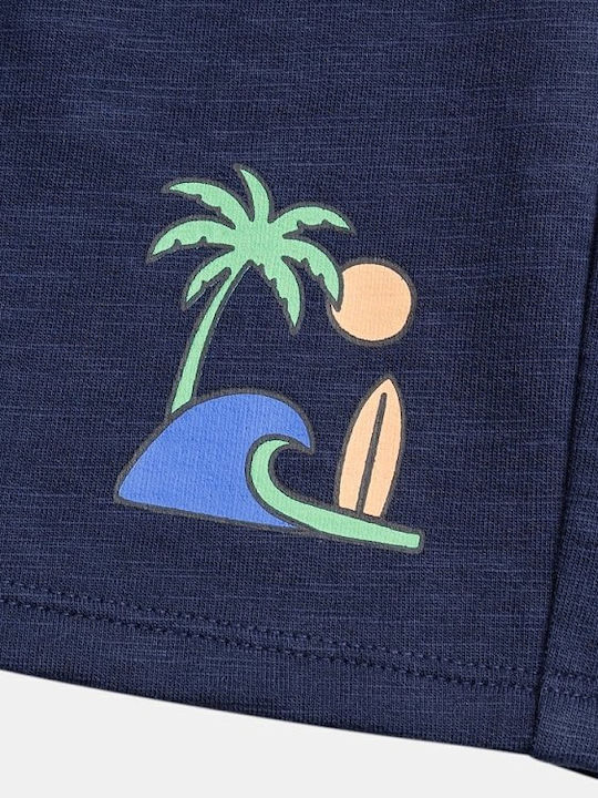 Kids Shorts Bermudas Fabric Blue