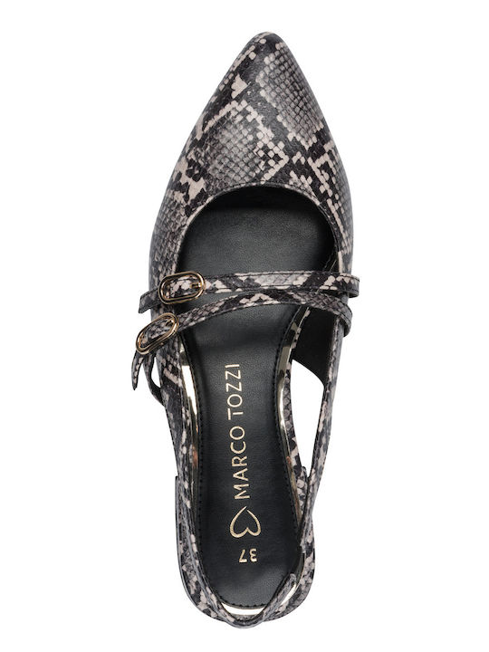 Damen Ballerinas Slingback Mehrfarbige