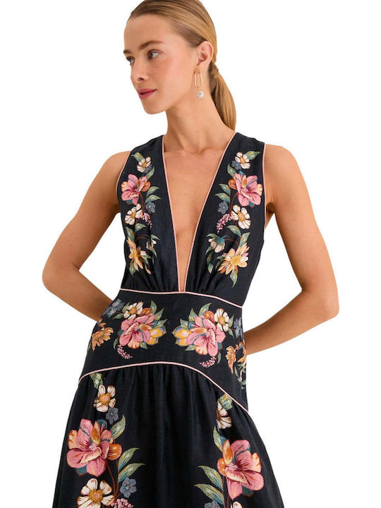Καλοκαιρινό Midi Φόρεμα Floral