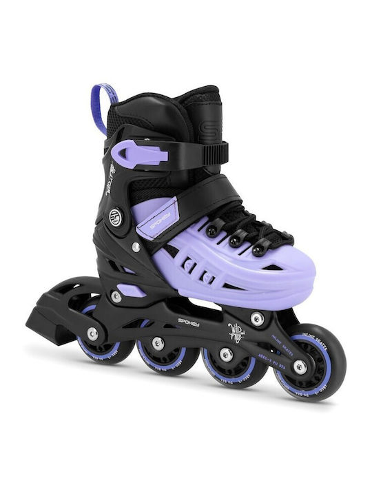 Spokey 4in1 Inline Adjustable Rollers Black Ενηλίκων/Παιδικά