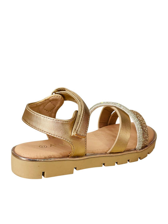 Kids' Anatomic Gold Sandals