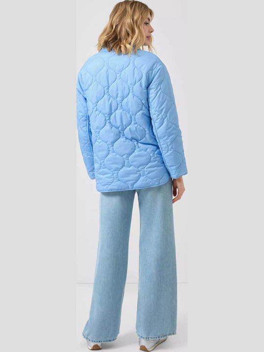 Damen Jacken für Winter Hellblaue