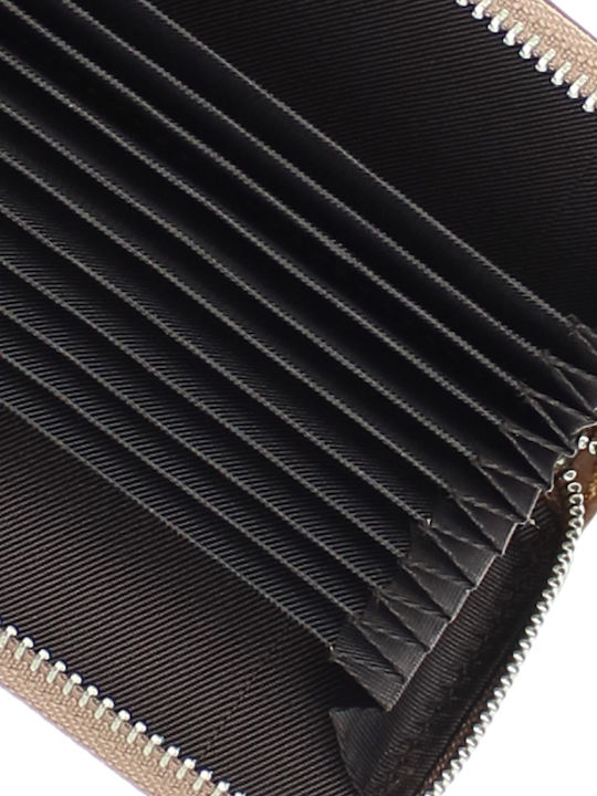 Deri Herrenbrieftasche Karten Braun