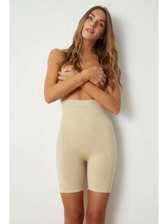 Norddiva Rochie Modelatoare Fără Cusături Bej