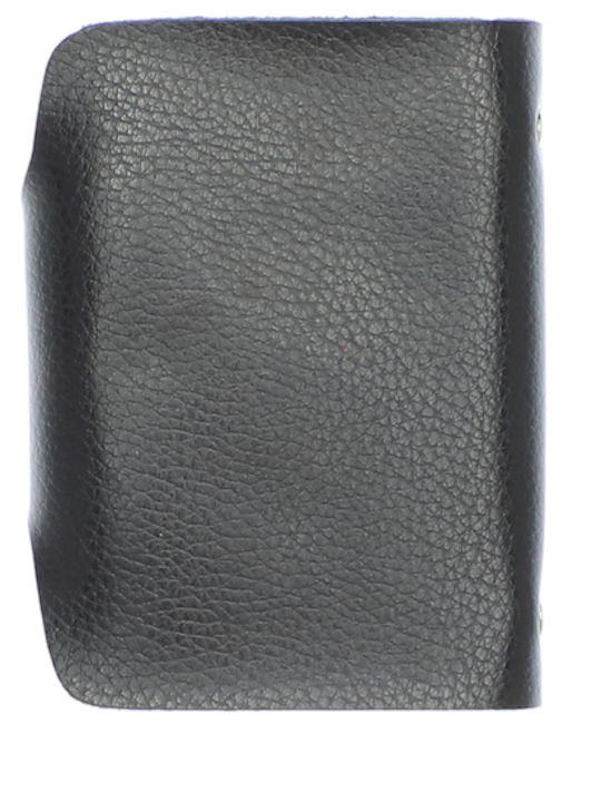 Leder Herrenbrieftasche Mit Karten Schwarz