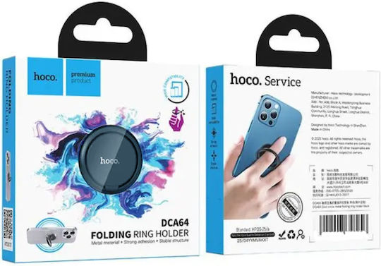 Hoco Dca64 Ring Holder Pentru Telefon Mobil în Culoare Albastră