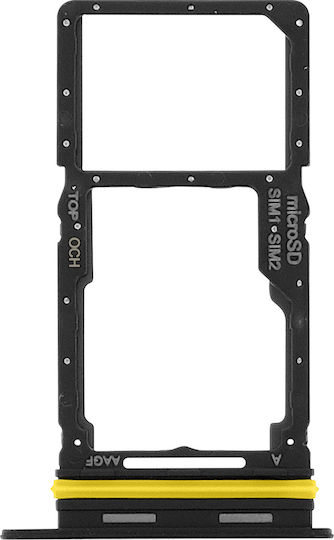 Clappio Sim Tray Galaxy A17 5G 4G Hybrid Dual Nano Sim Microsd Slot Schwarz