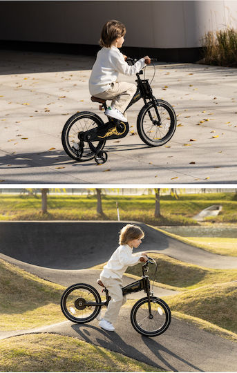 Q Play Kinder Balancefahrrad Schwarz
